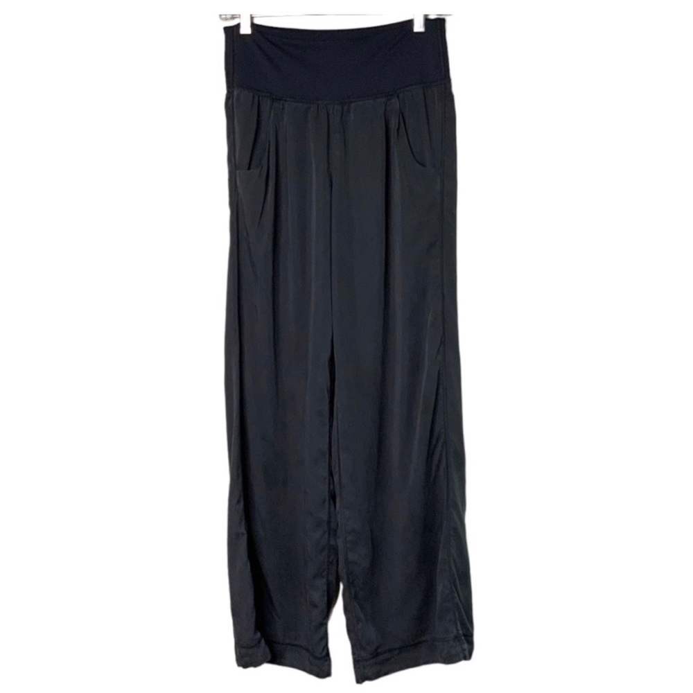 Lululemon 100% Tencel Lyocell Wide Leg Pants Multi Pocket Stretch Waist 8/10